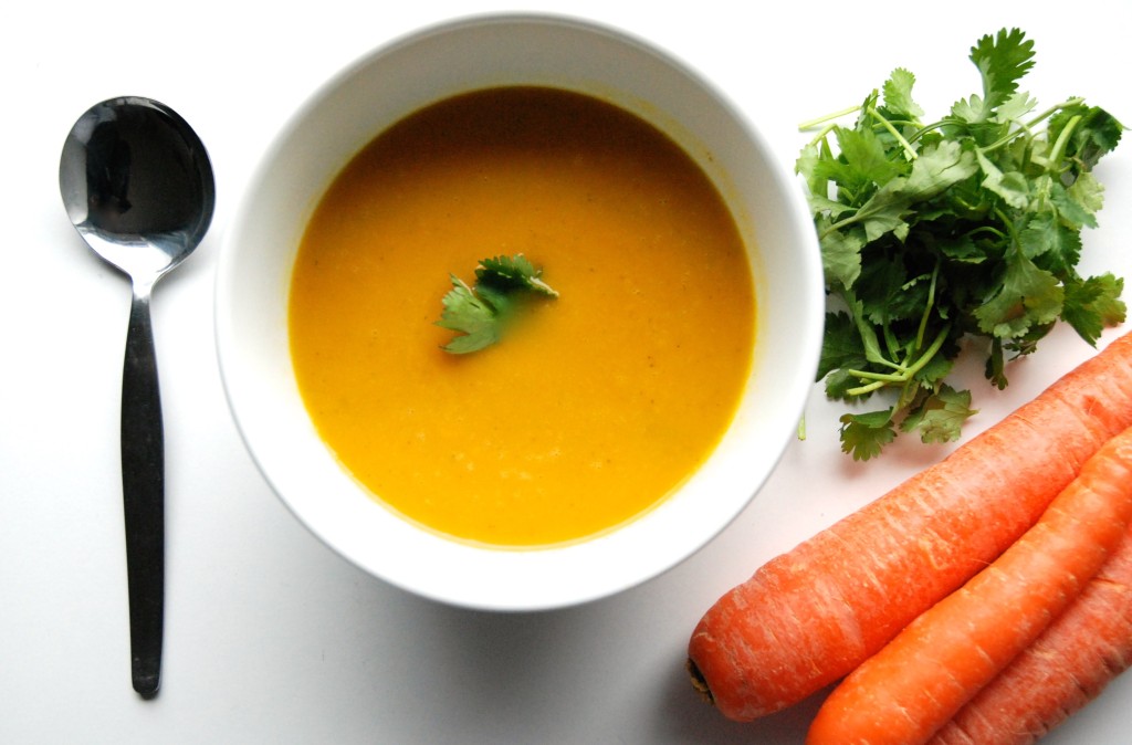 Carrot and coriander soup - Amanda Nutrition