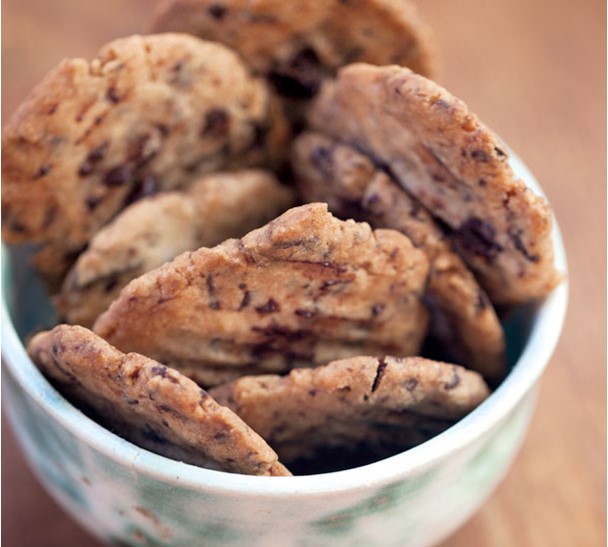 Gluten-free choc chickpea cookies
