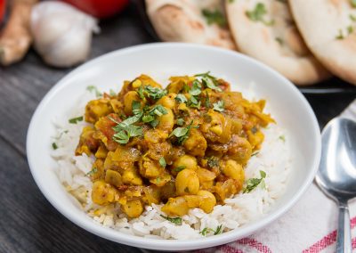 Quick chickpea curry
