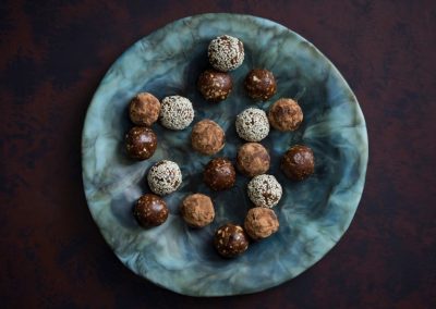 Hazelnut crunch bliss balls